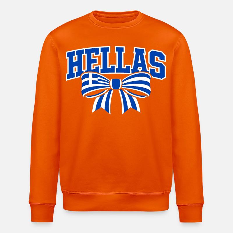 Hellas Schleife - Stanley/Stella Unisex Bio-Sweatshirt ROLLER - Tieforange
