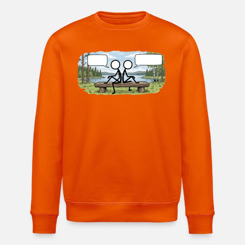 Savo Guys Duo 1 By Nature - Stanley/Stella ROLLER Unisex Organic Sweatshirt - bright orange