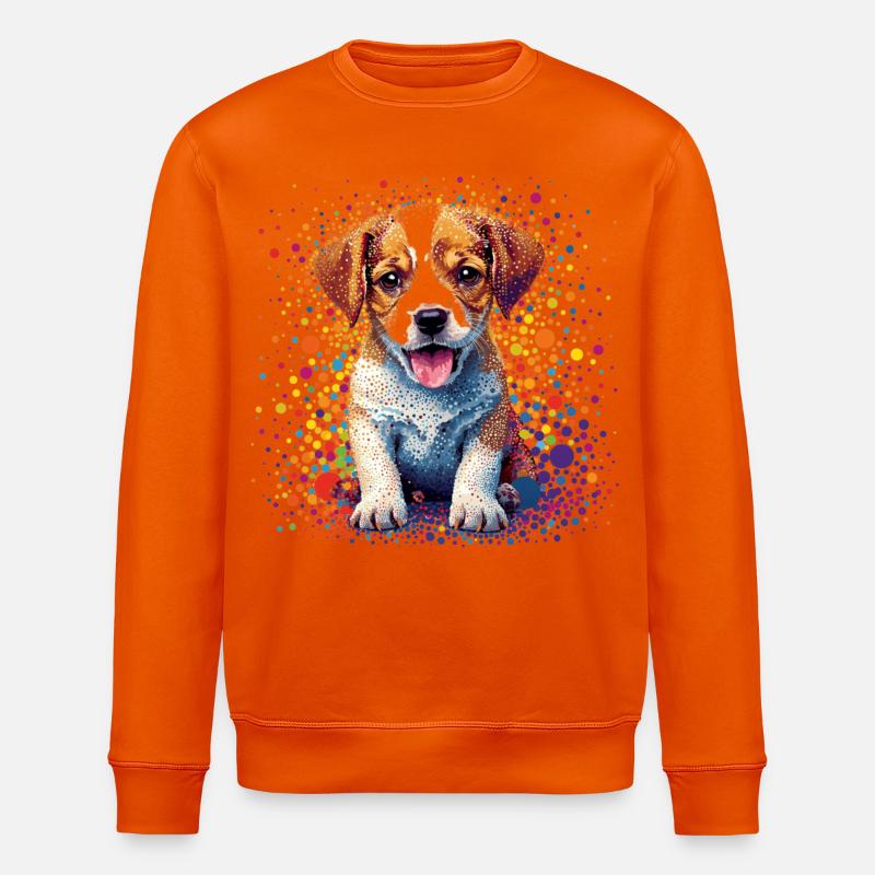 Chiot Beagle - Sweat bio ROLLER Stanley/Stella Unisexe - orange profond