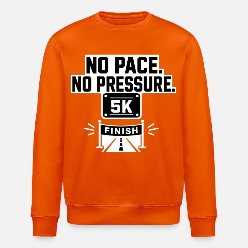 No Pace 5K - Stanley/Stella Unisex Bio-Sweatshirt ROLLER - Tieforange