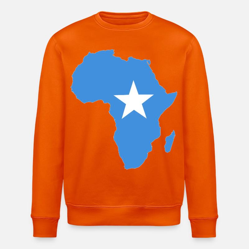 Drapeau de la Somalie Afrique - Sweat bio ROLLER Stanley/Stella Unisexe - orange profond