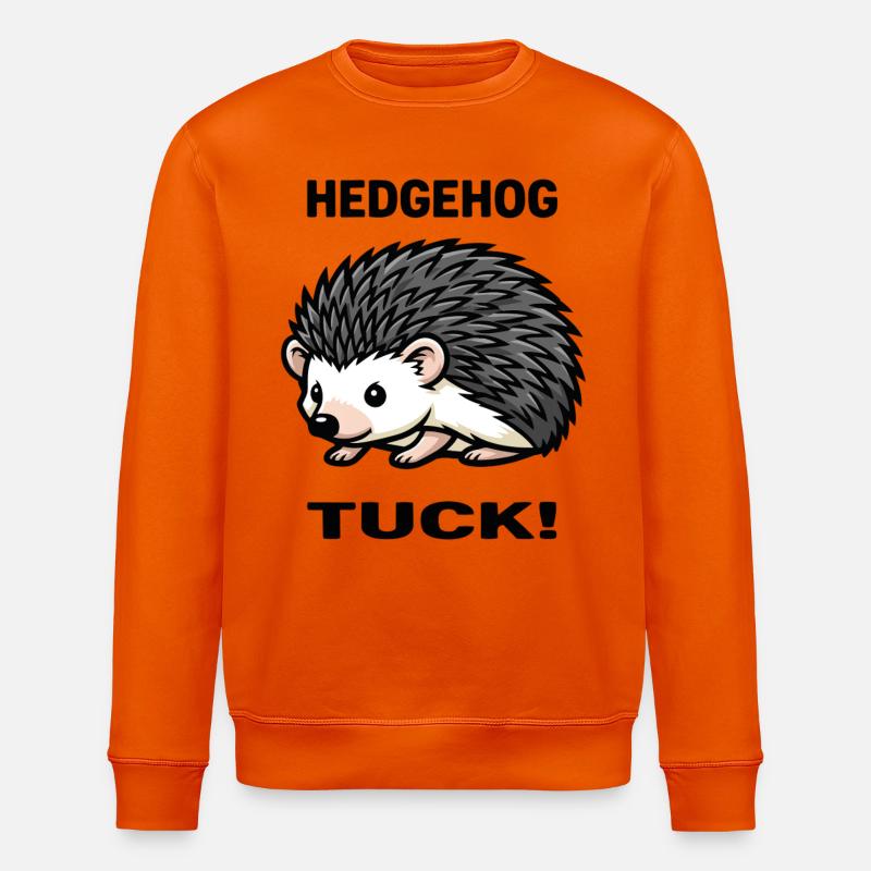 Igel-Igel-Igel-Dornengarten - Stanley/Stella Unisex Bio-Sweatshirt ROLLER - Tieforange