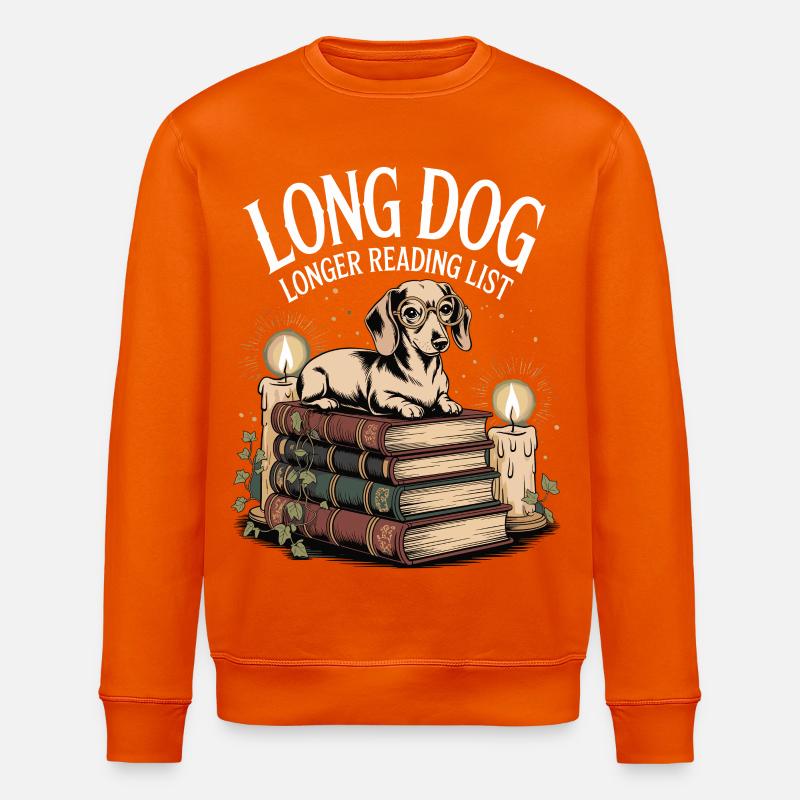 Lire Teckel - Sweat bio ROLLER Stanley/Stella Unisexe - orange profond