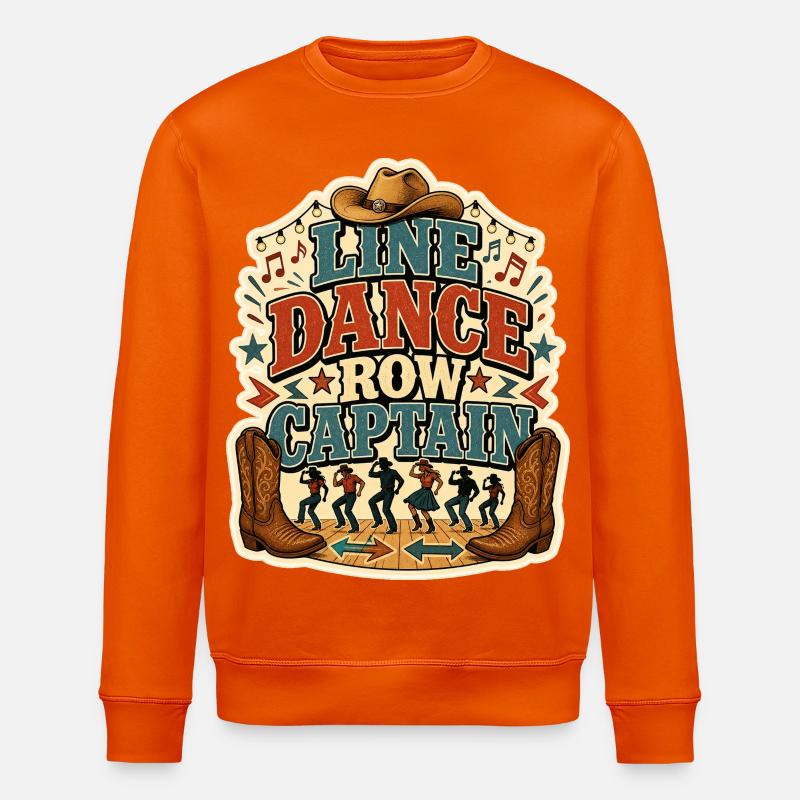 LINE DANCE ROW CAPTAIN - Stanley/Stella Unisex Bio-Sweatshirt ROLLER - Tieforange