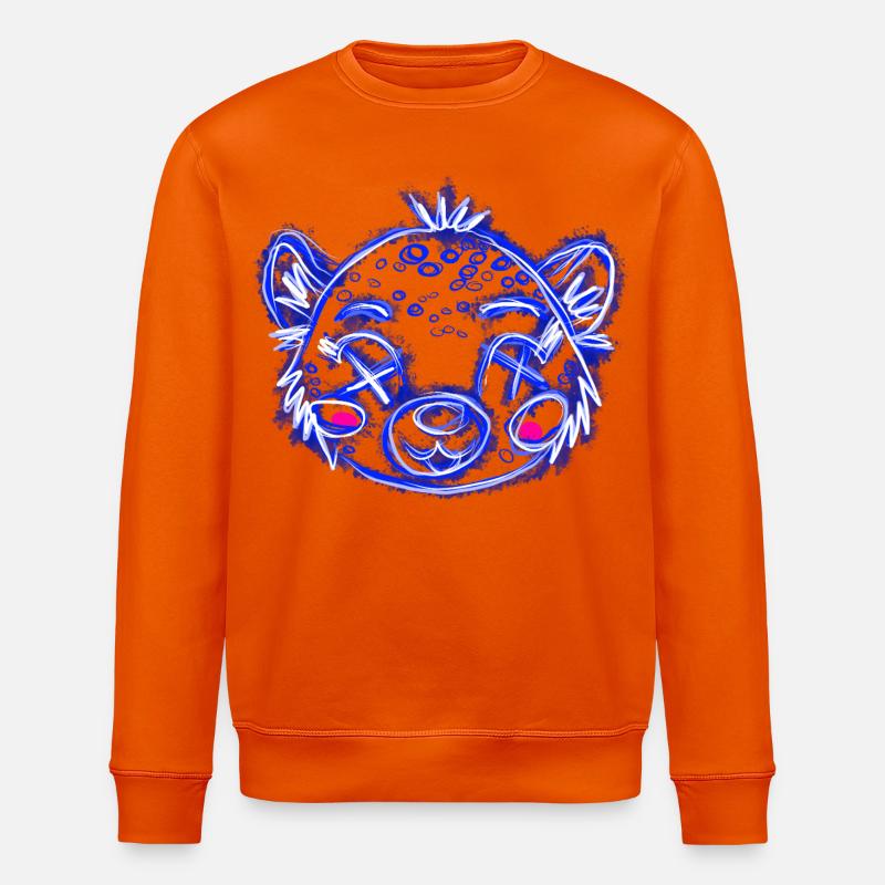 Dead Leo Blue - Sweat bio ROLLER Stanley/Stella Unisexe - orange profond