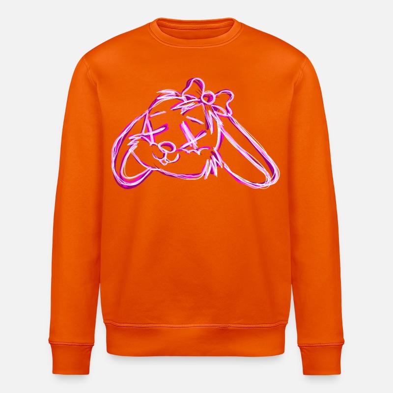 Dead Bunny Pink - Stanley/Stella Unisex Bio-Sweatshirt ROLLER - Tieforange
