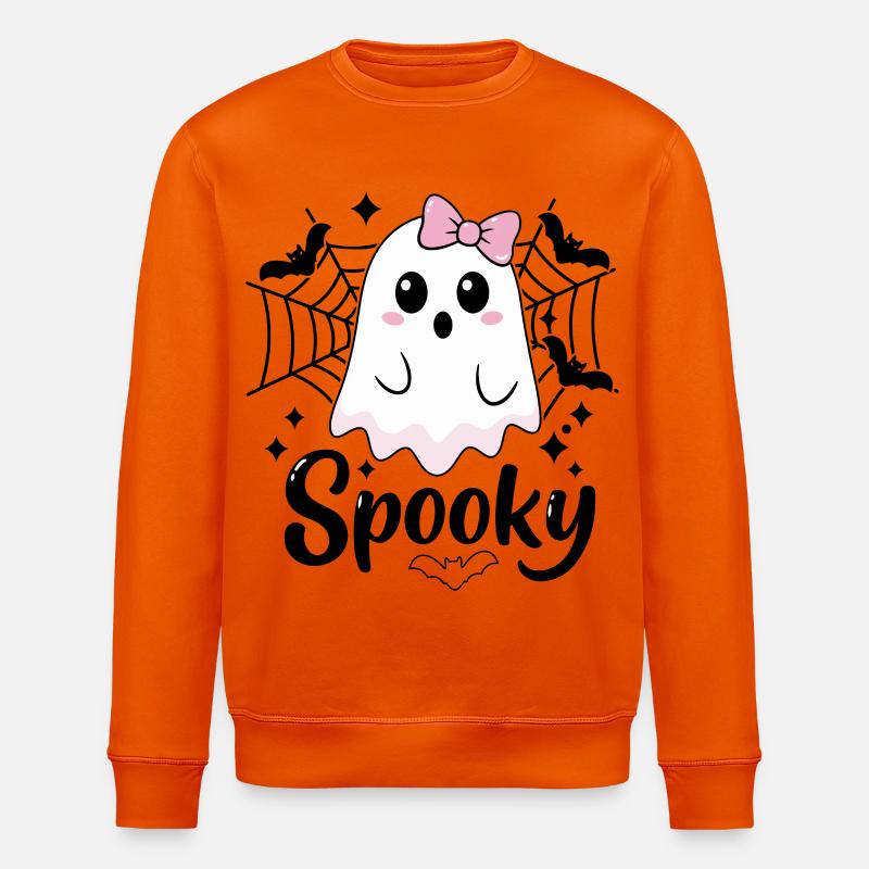 Spooky Ghost Halloween - Stanley/Stella Unisex Bio-Sweatshirt ROLLER - Tieforange