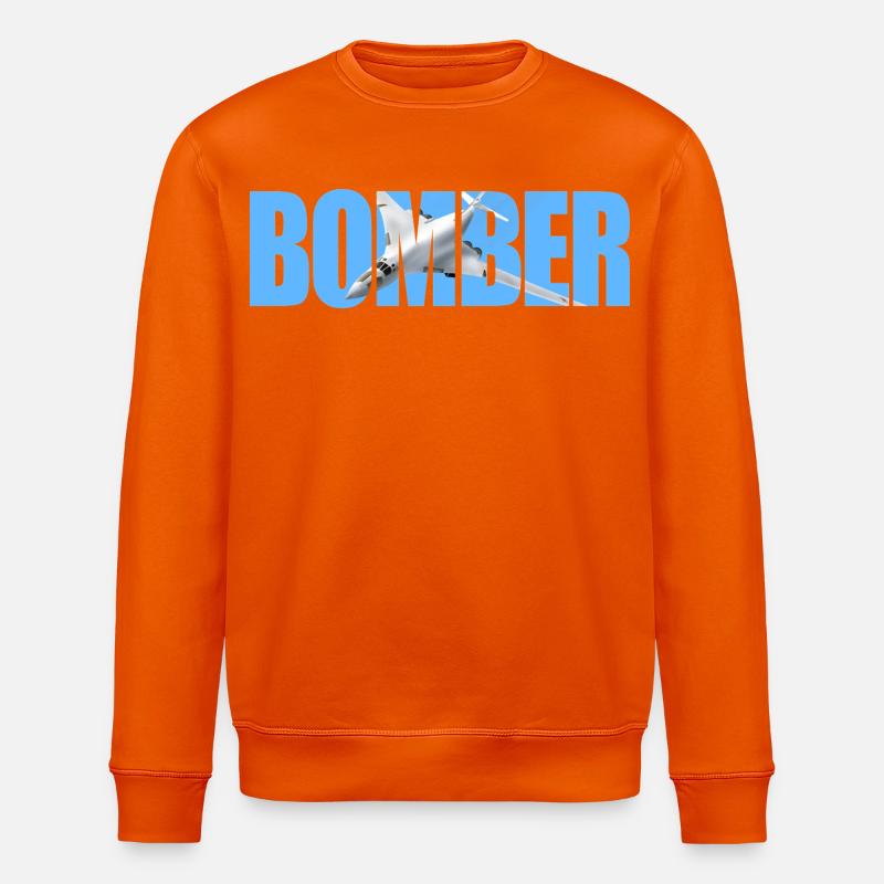 Blouson aviateur Tu-160 - Sweat bio ROLLER Stanley/Stella Unisexe - orange profond