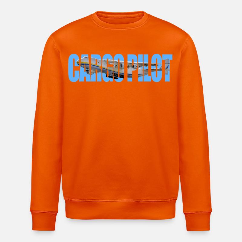 Cargo pilot An-225 - Stanley/Stella Unisex Bio-Sweatshirt ROLLER - Tieforange