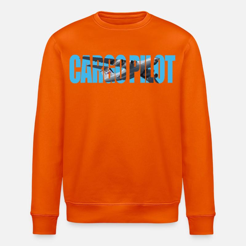 Cargo pilot IL-76 - Stanley/Stella Unisex Bio-Sweatshirt ROLLER - Tieforange