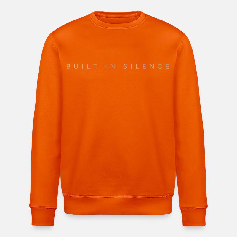 Silence intégré - Sweat bio ROLLER Stanley/Stella Unisexe - orange profond
