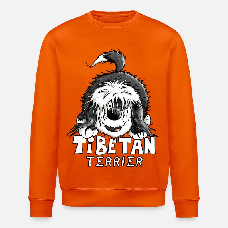 Mignon Terrier tibétain - Sweat bio ROLLER Stanley/Stella Unisexe - orange profond