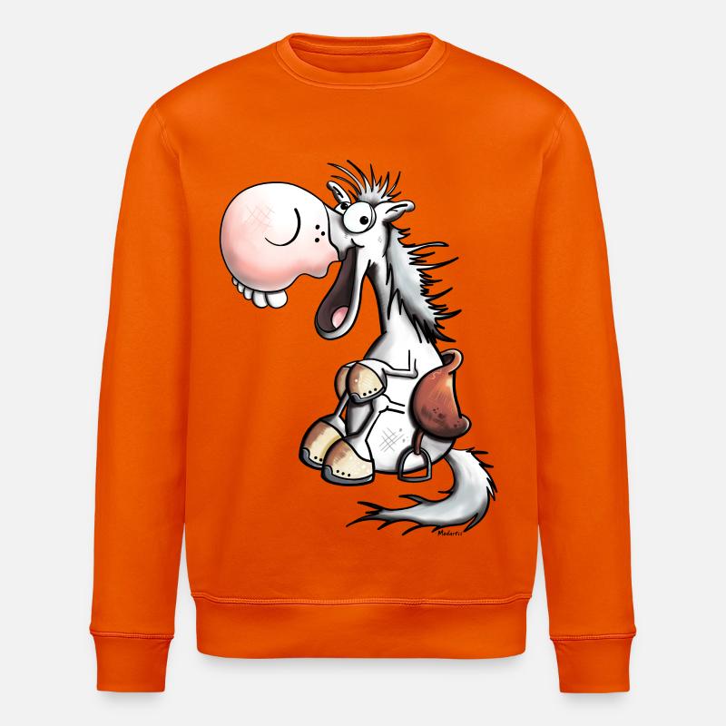 Pamina das Pferd - Stanley/Stella Unisex Bio-Sweatshirt ROLLER - Tieforange
