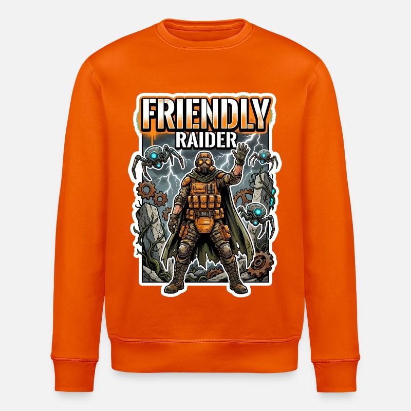Friendly Raider  - Stanley/Stella Unisex Bio-Sweatshirt ROLLER - Tieforange