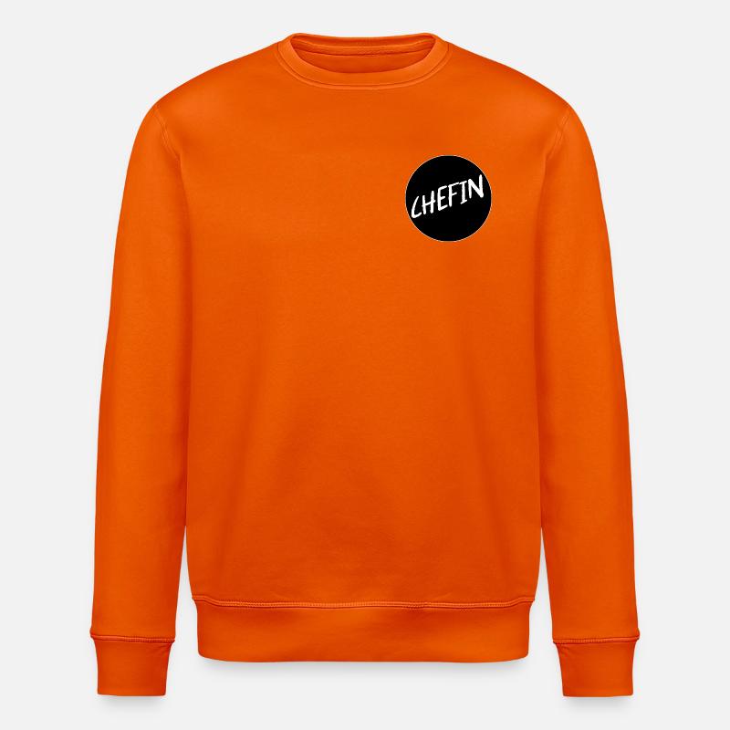 Chefin Vorgesetzte - Stanley/Stella Unisex Bio-Sweatshirt ROLLER - Tieforange