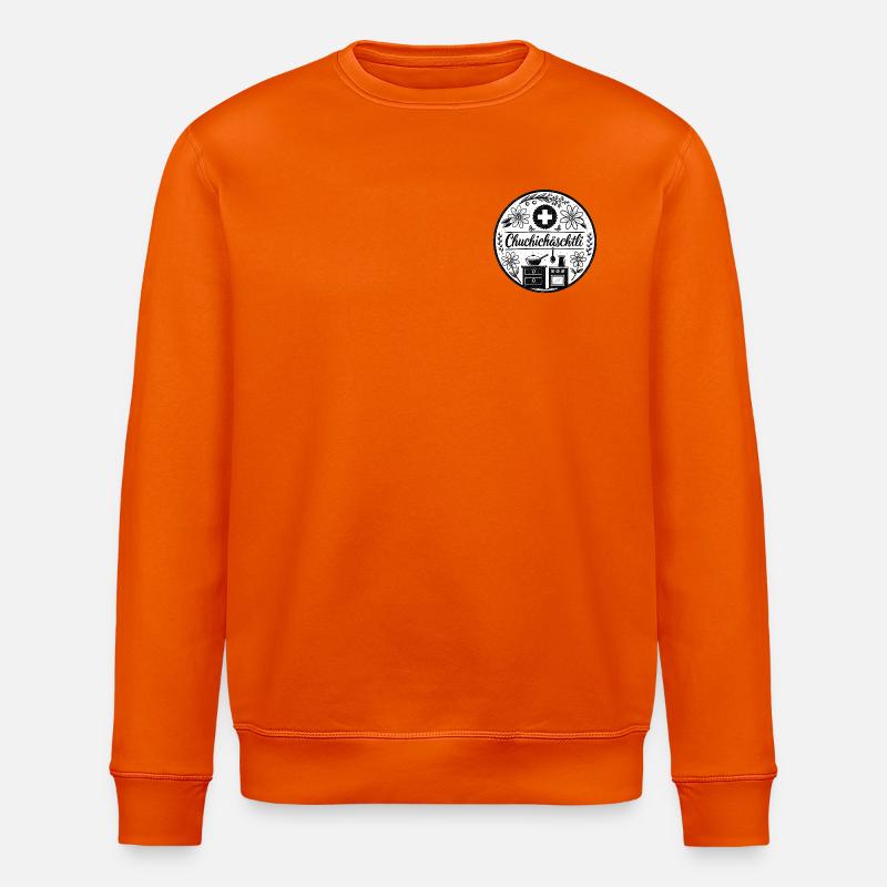Chuchichäschtli - Schweizer Kultbegriff - Stanley/Stella Unisex Bio-Sweatshirt ROLLER - Tieforange