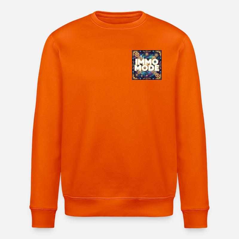 Mode Immo activé - Immobilier avec passion - Sweat bio ROLLER Stanley/Stella Unisexe - orange profond