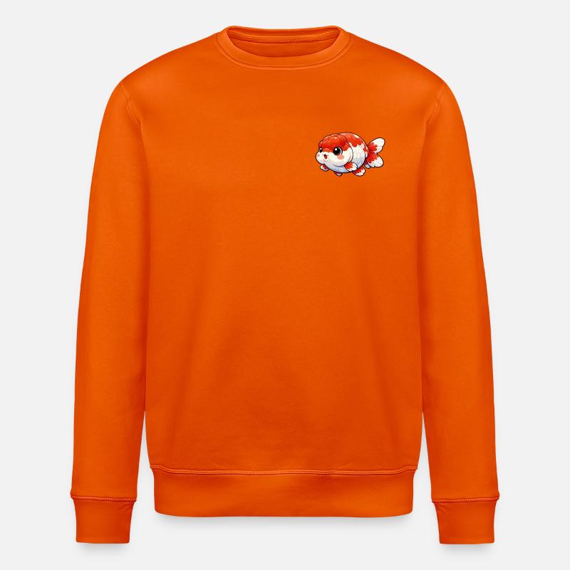 Design du poisson rouge Rnachu - Sweat bio ROLLER Stanley/Stella Unisexe - orange profond