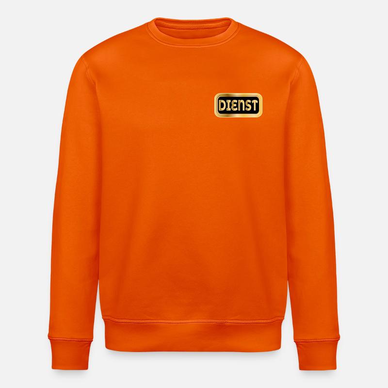 DIENST ARBEIT BERUFE KARRIERE - Stanley/Stella Unisex Bio-Sweatshirt ROLLER - Tieforange