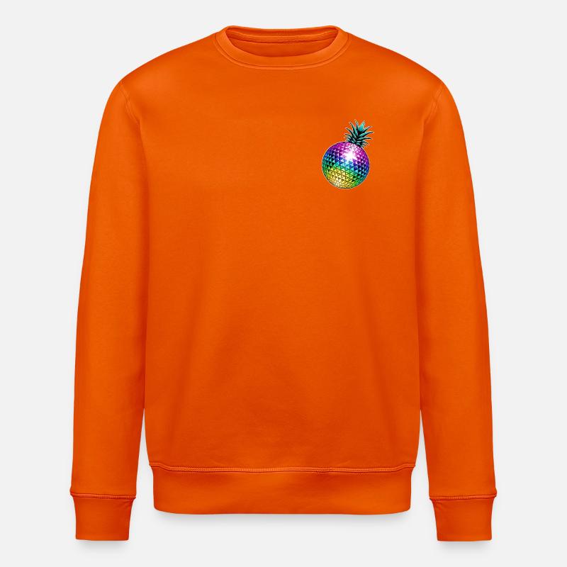 Ananas Disco - Stanley/Stella Unisex Bio-Sweatshirt ROLLER - Tieforange