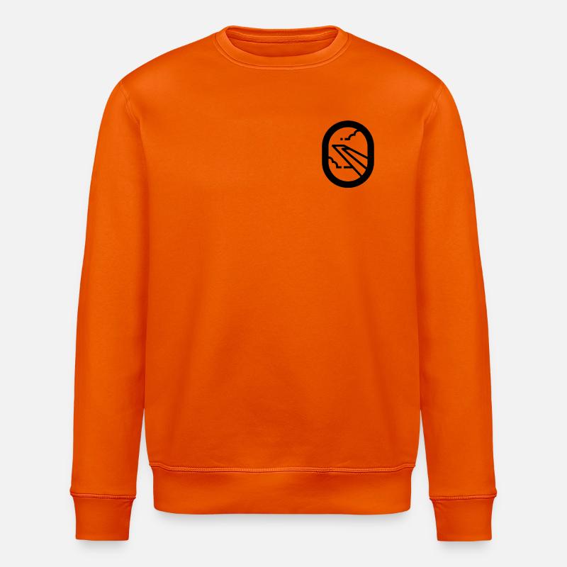 WindowSeat - Stanley/Stella ROLLER Unisex Organic Sweatshirt - bright orange