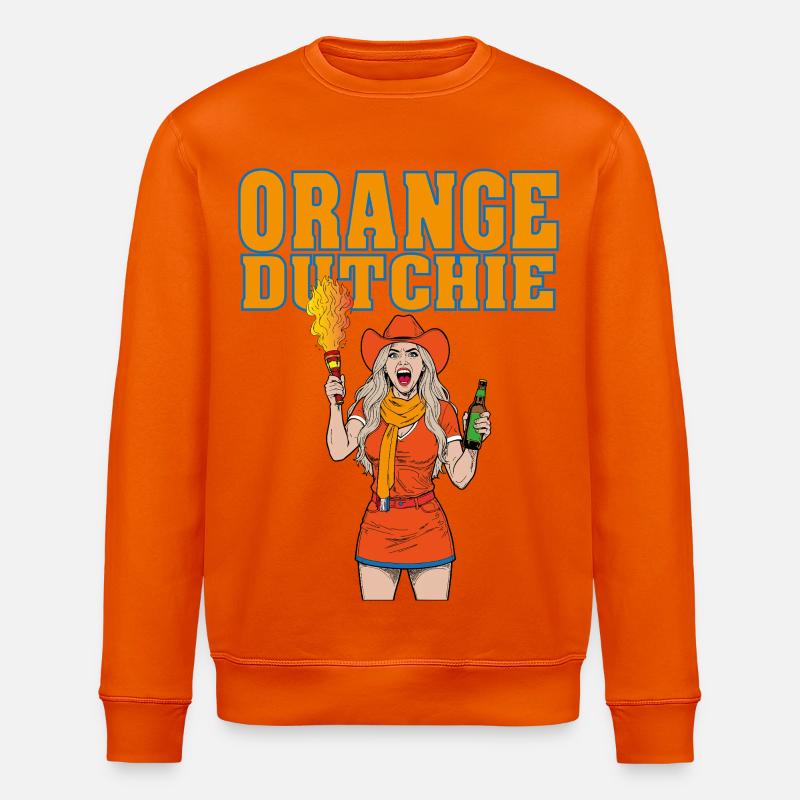 orangedutchie - Stanley/Stella ROLLER Unisex Organic Sweatshirt - bright orange