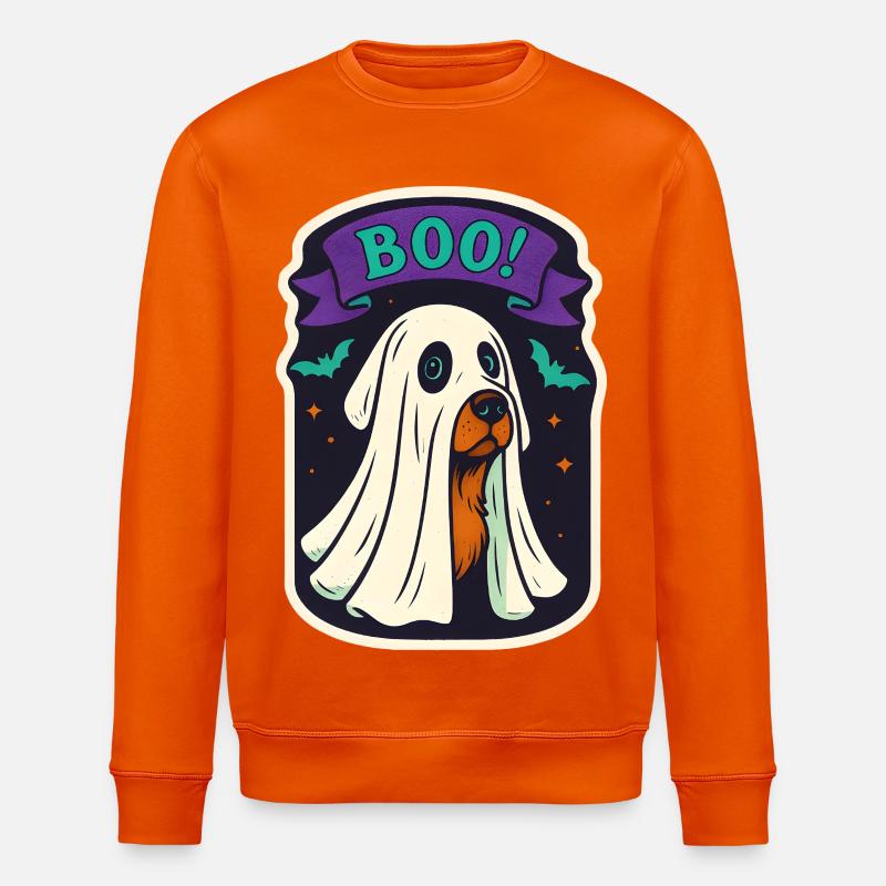Boo! - Stanley/Stella Unisex Bio-Sweatshirt ROLLER - Tieforange