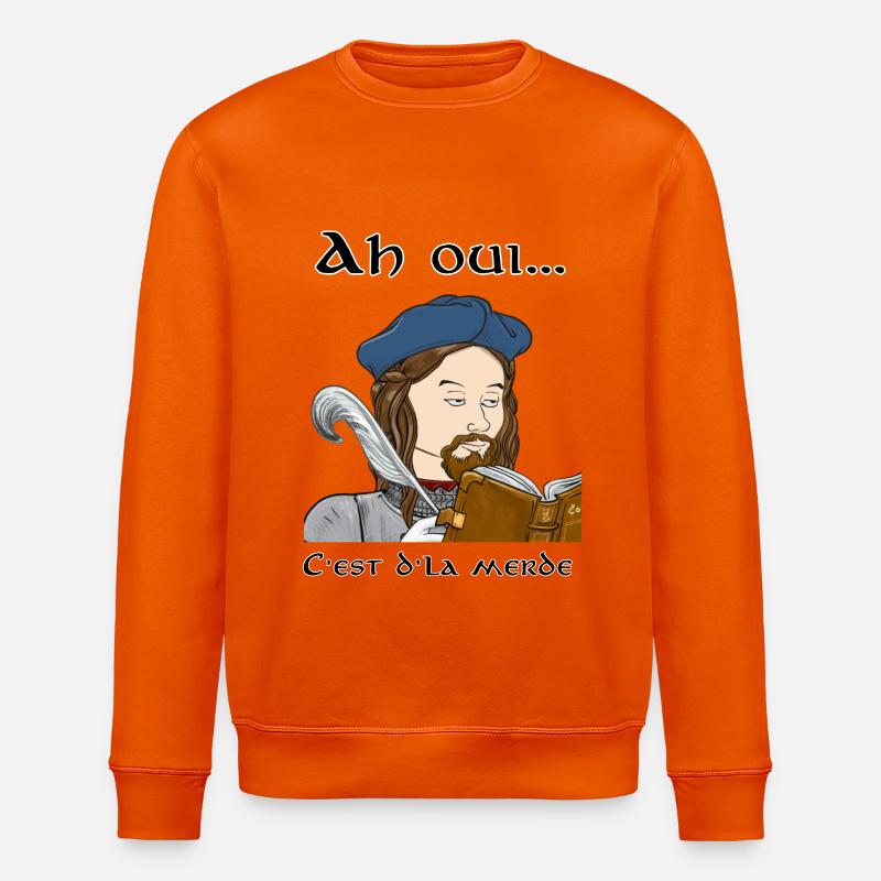 C'est d'là merde - Sweat bio ROLLER Stanley/Stella Unisexe - orange profond