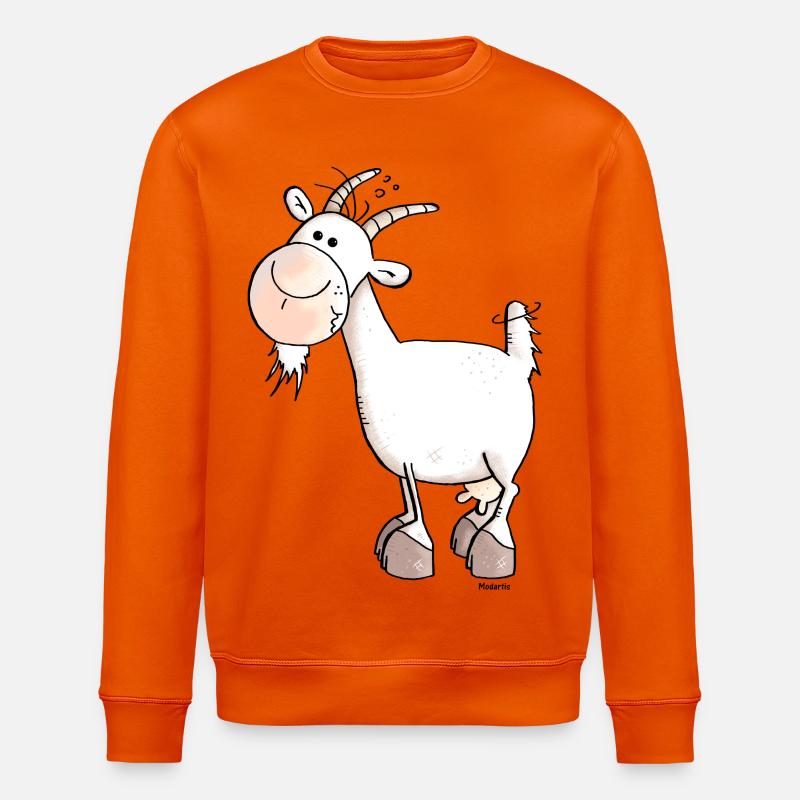 Chèvre - Capra - Caprinés - Sweat bio ROLLER Stanley/Stella Unisexe - orange profond