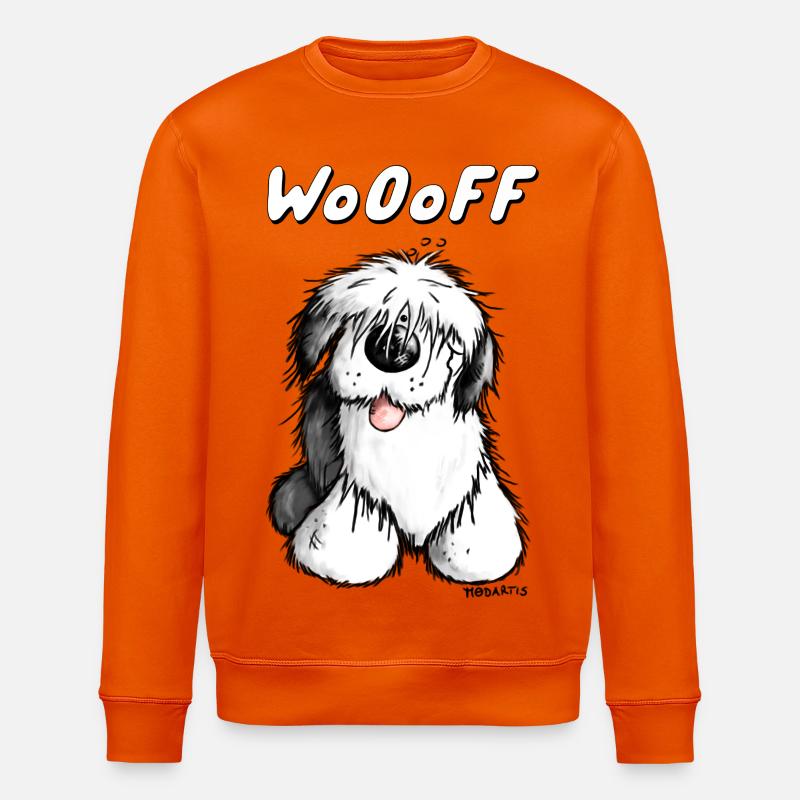 Woooff Bobtail - Stanley/Stella Unisex Bio-Sweatshirt ROLLER - Tieforange