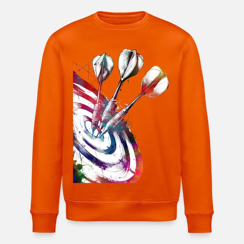 Jeux de fléchettes #darts #sport - Sweat bio ROLLER Stanley/Stella Unisexe - orange profond