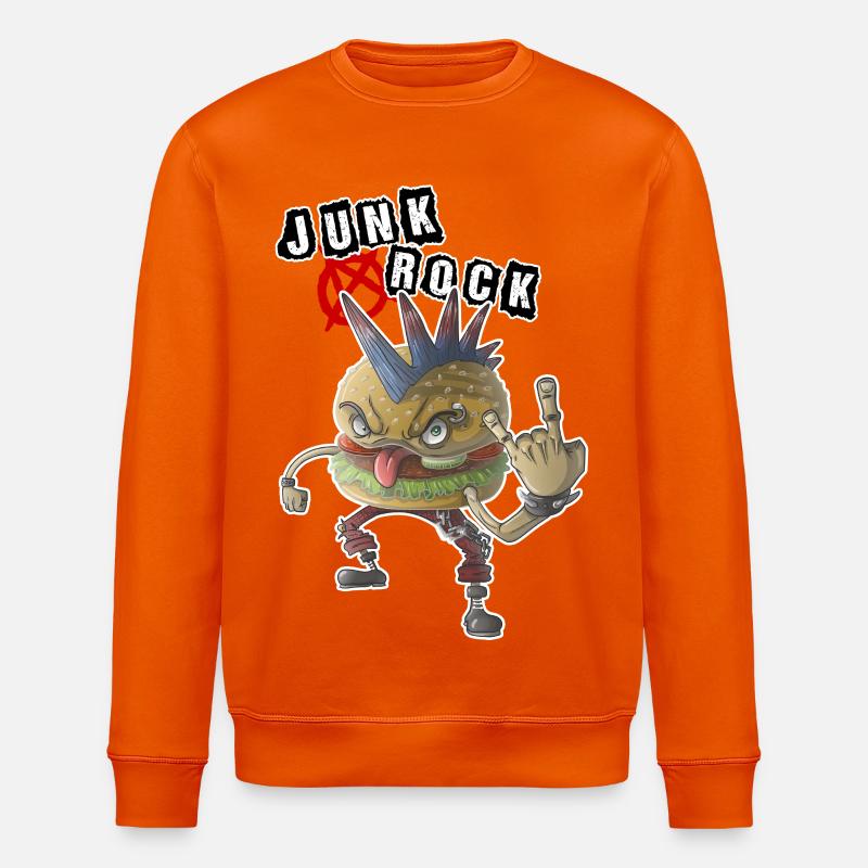 Junk Rock - Stanley/Stella Unisex Bio-Sweatshirt ROLLER - Tieforange