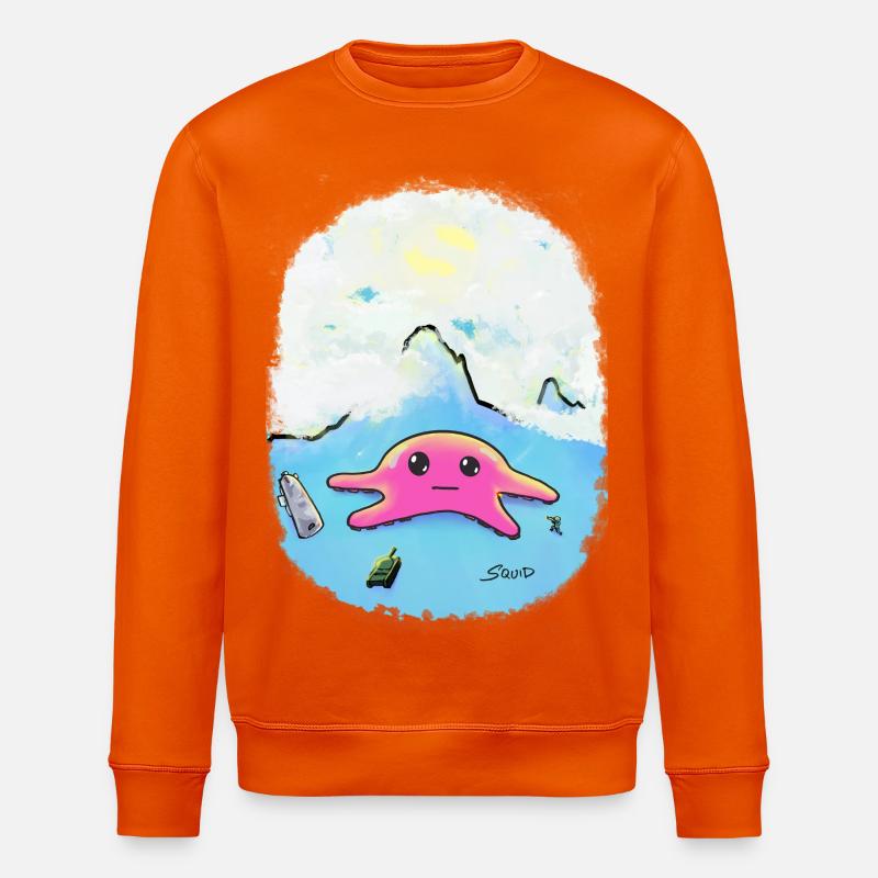War-Squid - Stanley/Stella Unisex Bio-Sweatshirt ROLLER - Tieforange