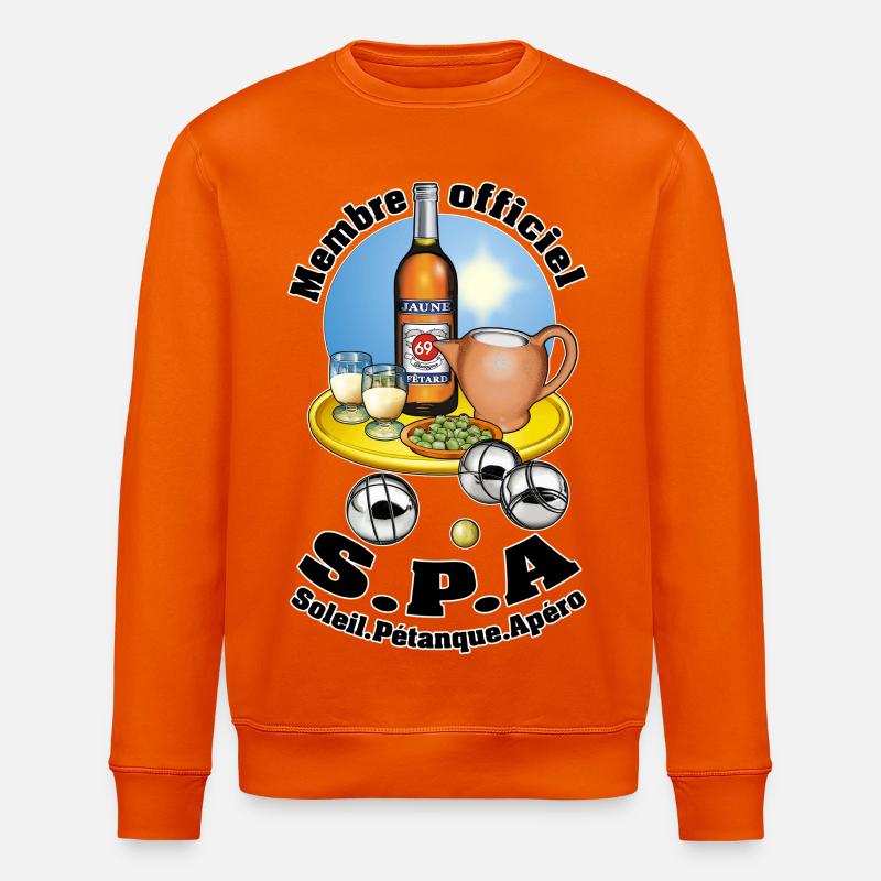 badehandtuch - Stanley/Stella Unisex Bio-Sweatshirt ROLLER - Tieforange