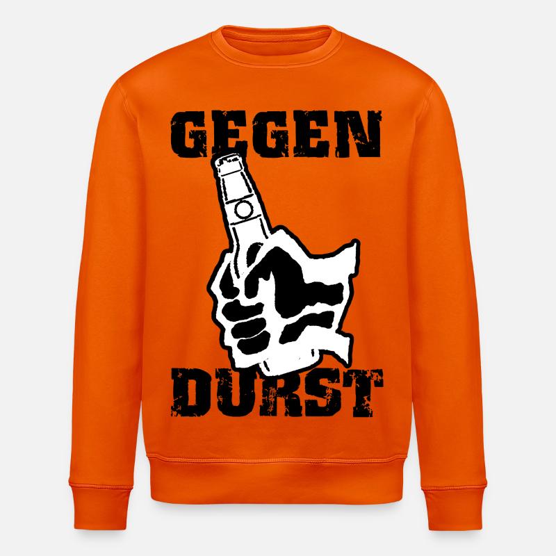 Gegen Durst - Stanley/Stella Unisex Bio-Sweatshirt ROLLER - Tieforange