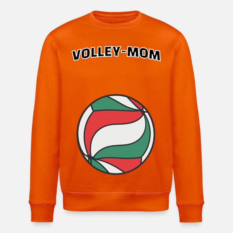 Volley-Mama - Stanley/Stella Unisex Bio-Sweatshirt ROLLER - Tieforange