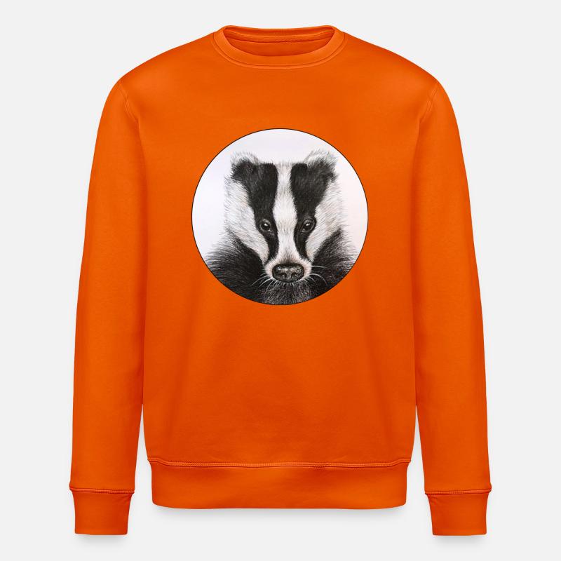 Badger /Badger - Stanley/Stella ROLLER Unisex Organic Sweatshirt - bright orange