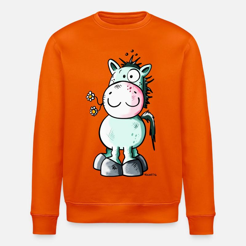 Mignon Cheval - Sweat bio ROLLER Stanley/Stella Unisexe - orange profond