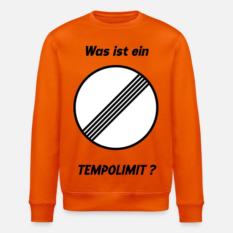 Qu’est-ce qu’une limite de vitesse ? - Sweat bio ROLLER Stanley/Stella Unisexe - orange profond