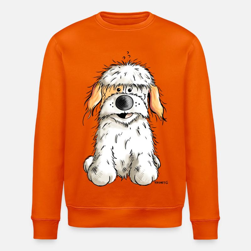 Funny Havanese - Stanley/Stella ROLLER Unisex Organic Sweatshirt - bright orange