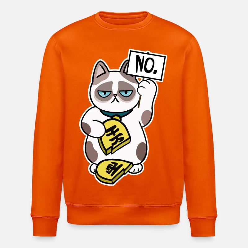 Conception de chat malchanceux - Sweat bio ROLLER Stanley/Stella Unisexe - orange profond
