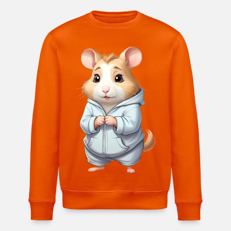Cuddly Hero Hamster Pull à capuche - Sweat bio ROLLER Stanley/Stella Unisexe - orange profond