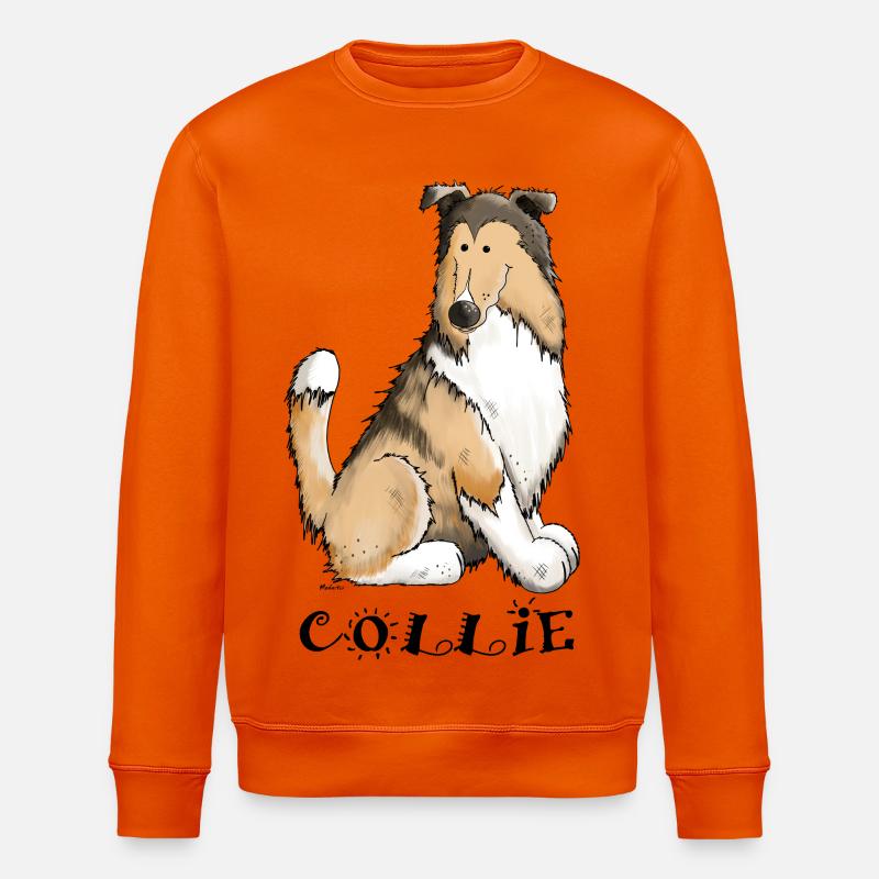 Happy Collie - Stanley/Stella Unisex Bio-Sweatshirt ROLLER - Tieforange