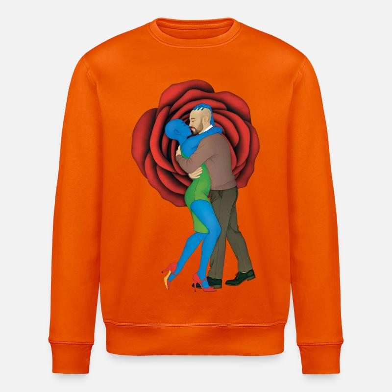 DANCE LOVERS #1 – nette Leute - Stanley/Stella Unisex Bio-Sweatshirt ROLLER - Tieforange