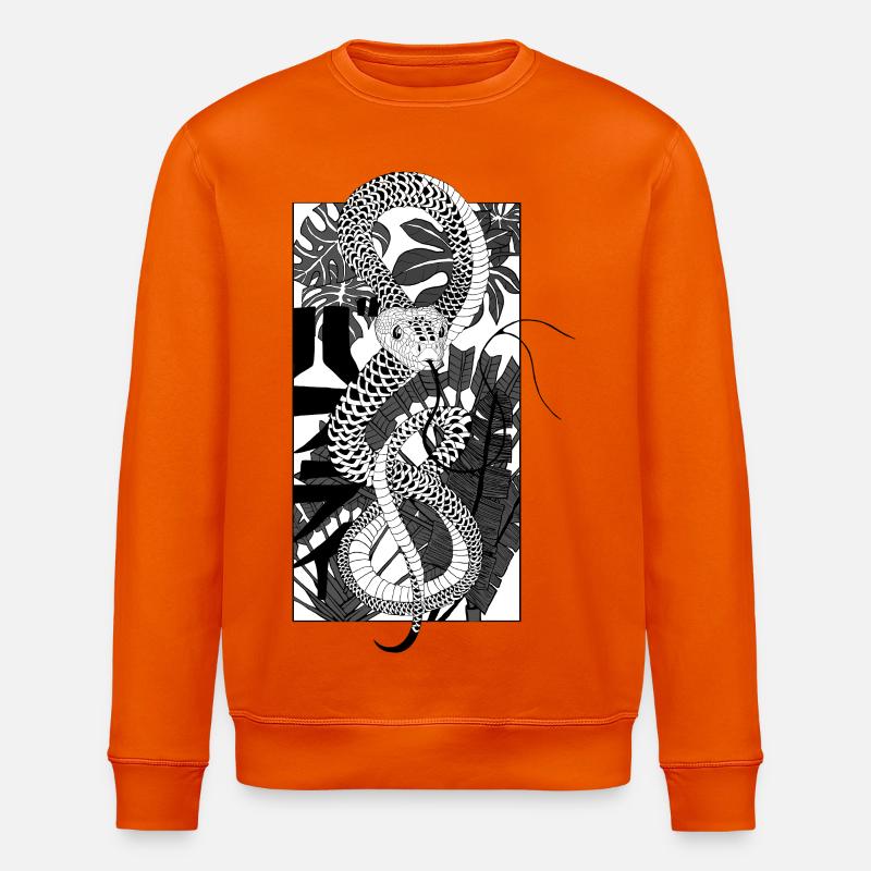 Serpent 2 - Sweat bio ROLLER Stanley/Stella Unisexe - orange profond