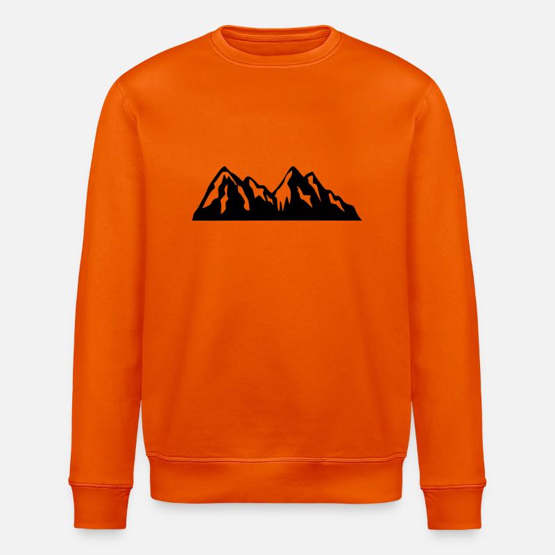 Berge - Stanley/Stella Unisex Bio-Sweatshirt ROLLER - Tieforange