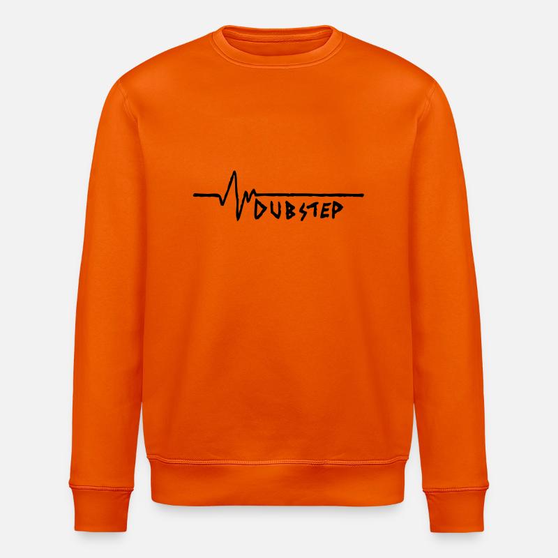 Frequence Dubstep Dirty - Stanley/Stella ROLLER Unisex Organic Sweatshirt - bright orange