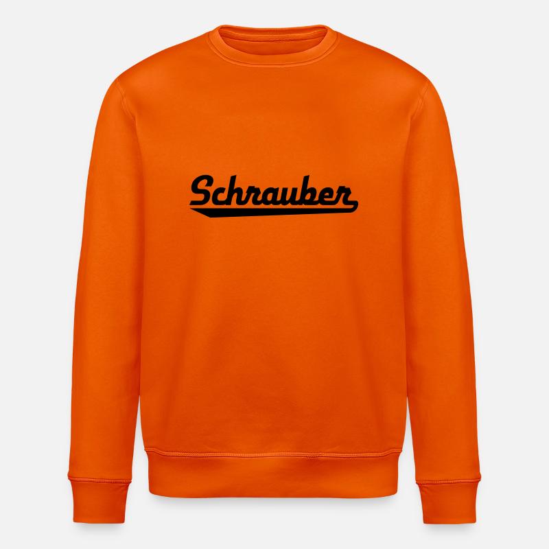 Schrauber - Stanley/Stella Unisex Bio-Sweatshirt ROLLER - Tieforange