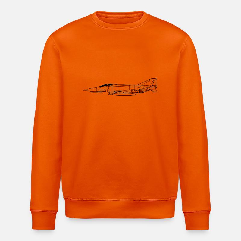 phantom_vec_1 en - Stanley/Stella ROLLER Unisex Organic Sweatshirt - bright orange