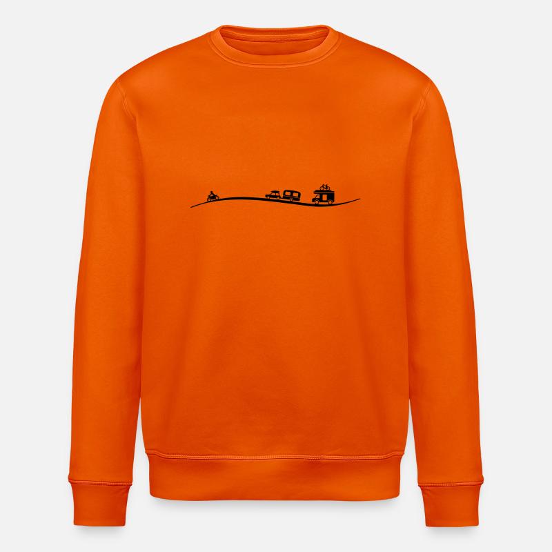 Reise Verkehr - Stanley/Stella Unisex Bio-Sweatshirt ROLLER - Tieforange